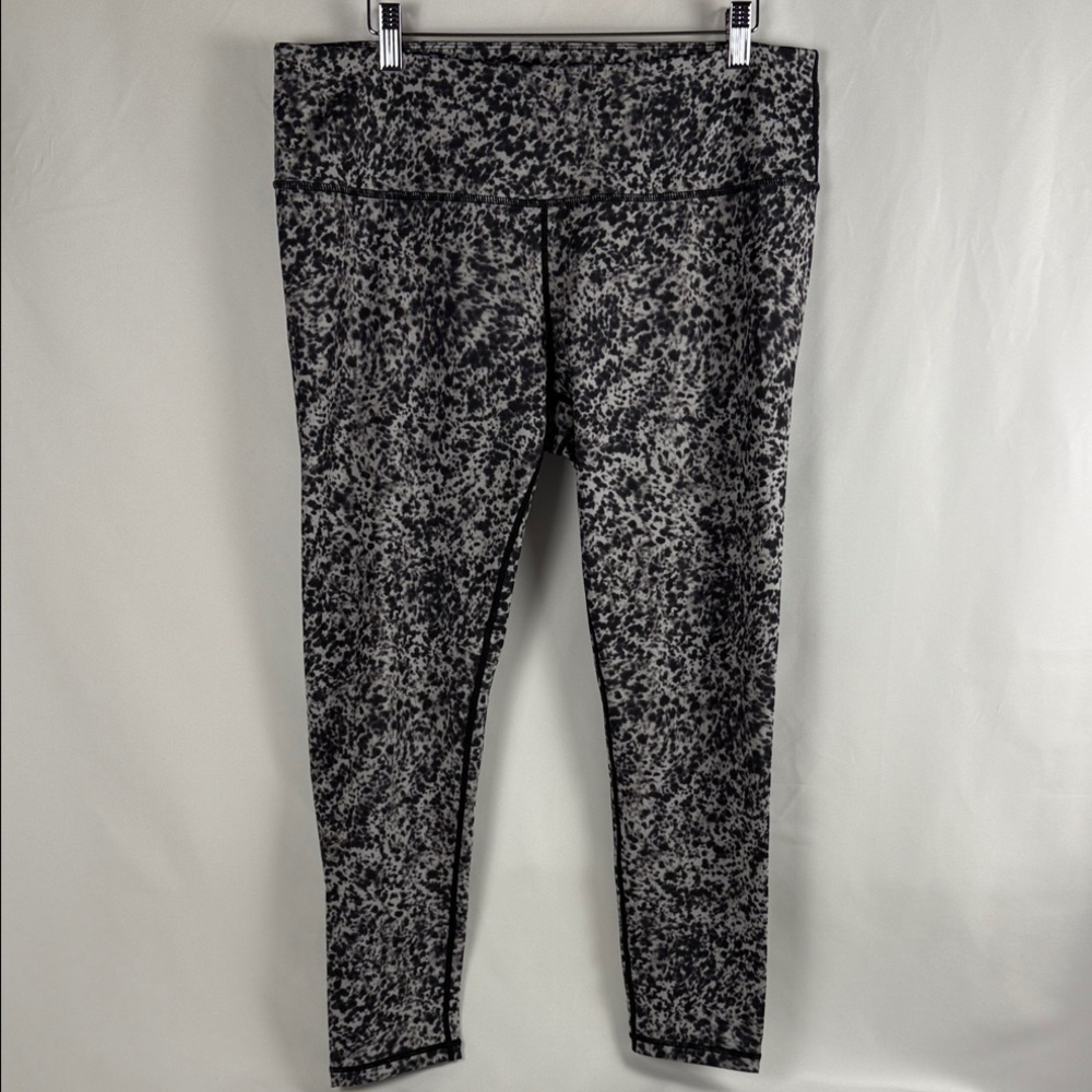 2-pack: Zella Black and Gray Animal Print Yoga Pants - Picture 6 of 10